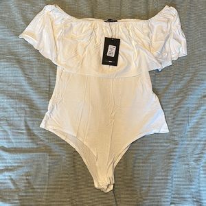 Fashion Nova off the shoulder bodysuit